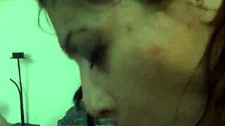 Emma does a mind blowing blowjob Latina babe