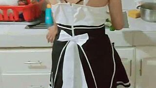 Her boss is overly strict with her and petite maid finds it difficult to get a raise
