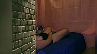 Caught on camera masturbating as an amateur MILF