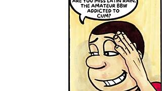 Big boobs and big ass in porn comic