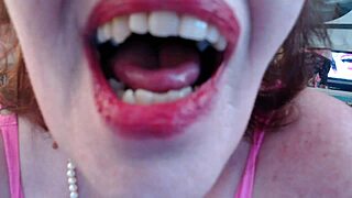 Dawnskye Flaunts Silly Curves in Black Lace Dress