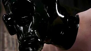 Alt Mistress Whips Masked Gimp Man in Brutal Domination Session