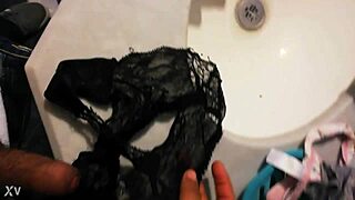 i have my sister-in-law's slut's used panties