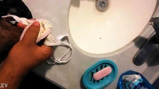 i have my sister-in-law's slut's used panties