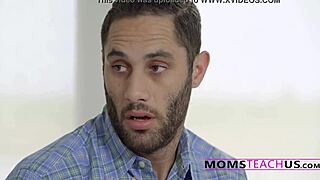 thanks for everything stepmom, but this taboo threesome handjob with your petite tits is driving me wild.