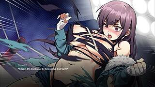playing waifu fighter part one english in anime game