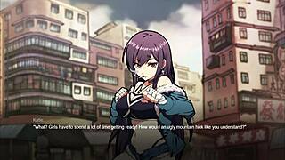 playing waifu fighter part one english in anime game