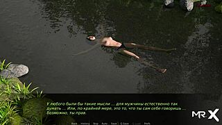 Girls swim topless in the pool, riding cowgirl style from POV in this anime hentai episode.