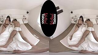 Virtual family sins with hardcore brunette POV blowjob