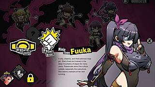 playing waifu fighter part one english in anime game