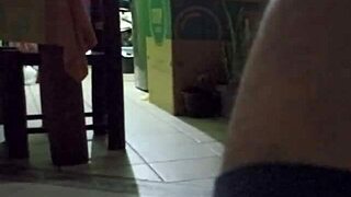 i watch my mom cook in the kitchen while jerking off in the living room, feeling the voyeur thrill of mexican amateurs