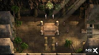 Emily's Naked Profile in Treasure of Nadia Game E3 65