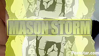 German Pornstar Mason Storm Gets Groped and Facial Cumshot.