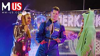 Armani Dream and Giovanni Francesco share passionate kisses and blowjobs in this sexy encounter