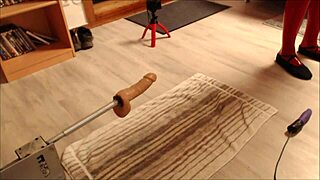 Once-dressed boots latext shemale get machine cocked