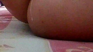 Why not join this white girl in her solo masturbation session?