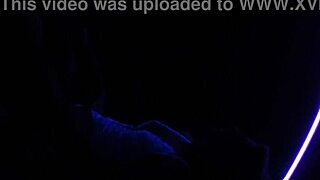 Blacklight Sex with Carrie B: Tits and More