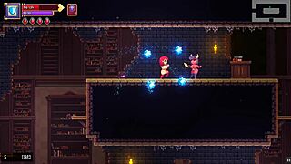 scarlet maiden hentai game ep 6 explores underworld with three-boobed monstergirl