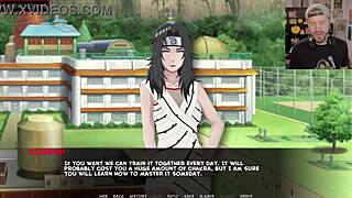 What would you do if this Naruto character was bound on the floor? Sarada training the last war
