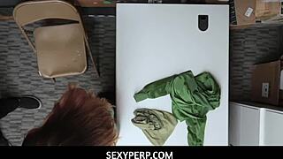 Dakota Rain Teen Shoplifter Pays With Blowjob And Fucking In Shop