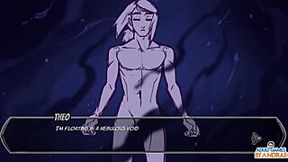 Anna succubus sucks monster cock