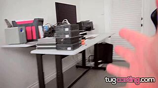 Liv Aims For Two Cumshots In Tug Casting To Earn Personal Assistant Position