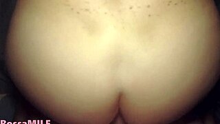 In a POV video amateur wife receives a facial and anal creampie
