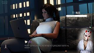 Lara Croft Offers Her Asshole In Croft Adventures Ep 7!