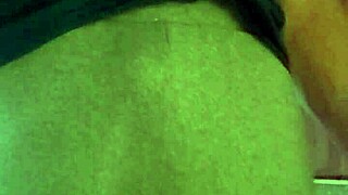 Man Pees in Bathroom Stall