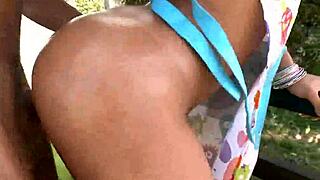 Latina Freak Shows Big Tits and Ass in Action