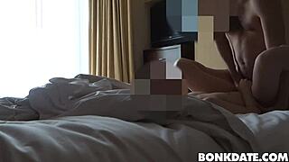 shy dating couple first sex tape!