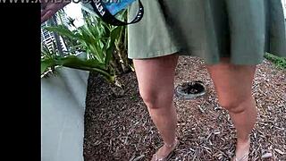 Helena Price's public foot worship session turns wild with fetish action outdoors