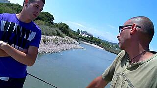 Outdoor fun with those fishing guys today!