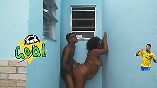 Brazilian hooker masturabate and watch Gabriel Jesus in HD video