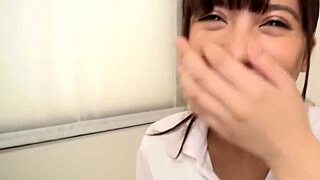 Hot Japanese Akiko Rides Vibe Rodeo Machine, Huge Tits Bounce! 😍