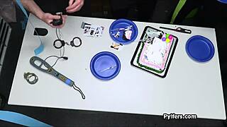 Surprise Gangbang Party At The Security Office