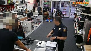 Couple bitches get screwed while stealing