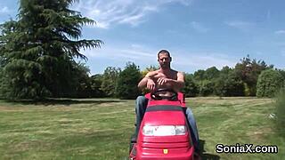 unfaithful british milf lady sonia, do you want to see her showcase her giant titties?