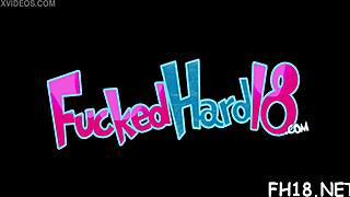 Teen gets oiled massage turning into hardcore sex