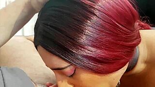 chica gets facial cumshot in intense scene