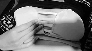 i enjoy playing with my breasts in a fun way