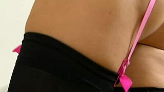 auntjudys - busty blonde milf ms jessica cums hard in pink lingerie!