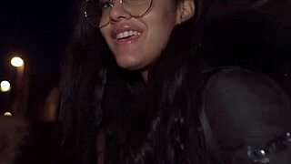 MORE Busty college girl getting a cock fuck in a public place