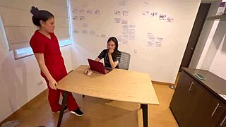 Medical student deceives professor, ends up naked in office.