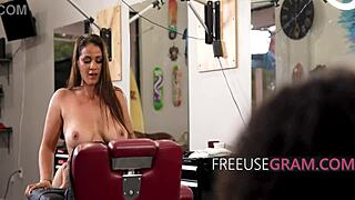 Barber shop threesome!