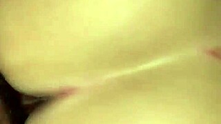 Mature white woman gets farted at pipe by young black guy