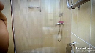 Babysitter's Secret: Shower Masturbation With Boobs And Pussy Play