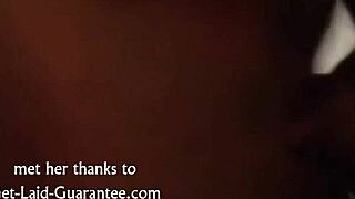 brunette beauty gets sucked and fucked in pov homemade scene with shaved body