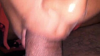 Latina babe suck out my load with her rich mouth