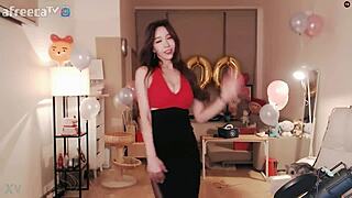 Winter dance turns into sexy bj action?